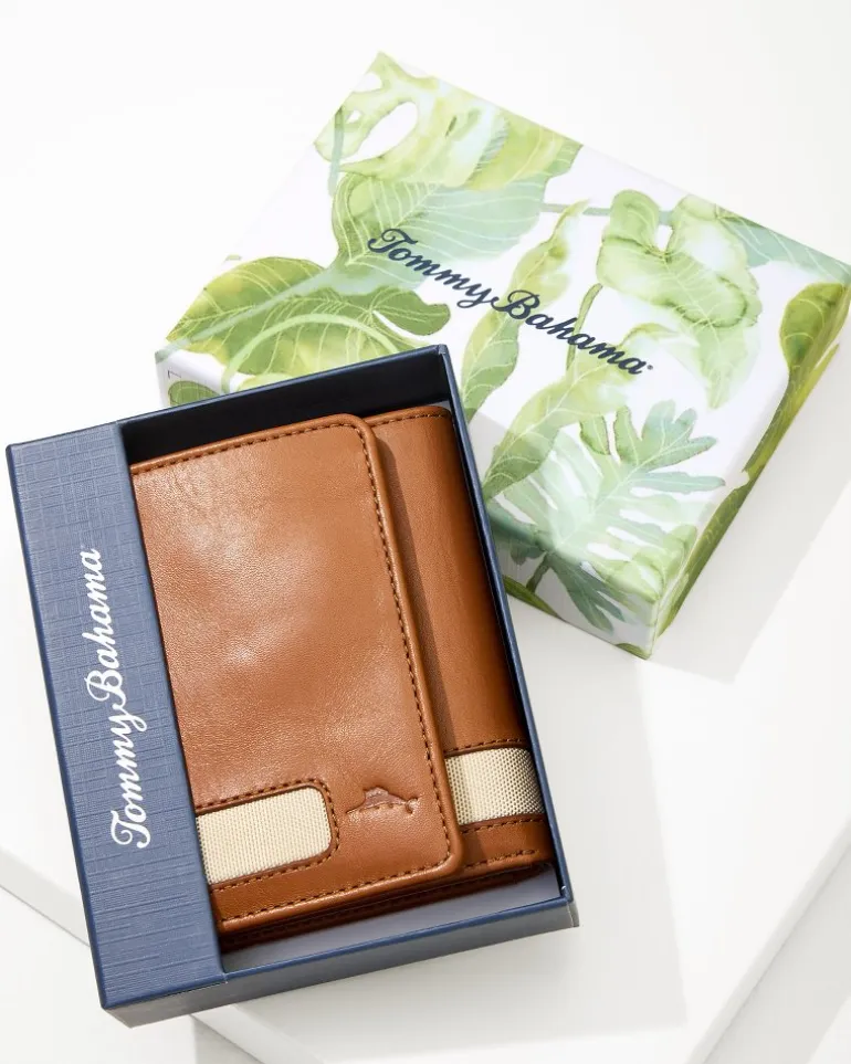 Nylon Inlay Trifold Wallet