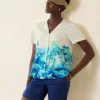 Oceanside Views Talulla Silk Camp Shirt