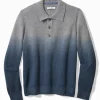 Ombré Dip-Dye Sweater Polo