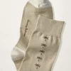 Palm Clocking Socks