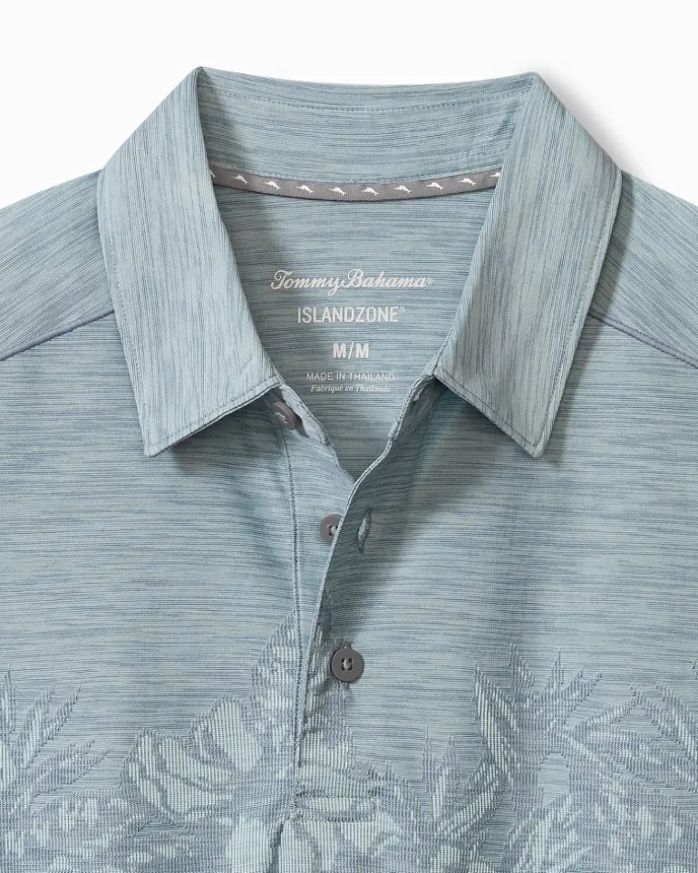 Palm Coast Hibiscus Border IslandZone® Polo