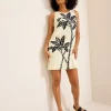Peninsula Palms Silk Shift Dress