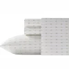 Pineapple Pinstripe 4-Piece King Sheet Set