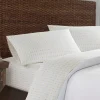 Pineapple Pinstripe 4-Piece Queen Sheet Set