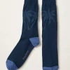 Reflection Texture Palm Socks