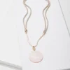 Sanibel Island Large Mother-of-Pearl Pendant Necklace