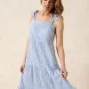 Shoreline Stripe Coverup Dress