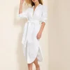 St. Lucia Linen-Blend Coverup Shirt Dress