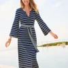 Sun Harbor Midi Caftan Dress
