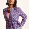 Sweeping Floral Quilted Jacket