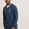 Textured Twill Stripe Hoodie