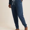 Textured Twill Stripe Joggers