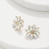 Tidal Treasure Floral Stud Earrings