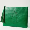 Tommy Bahama Perforated Leather Pouch