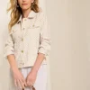 Two Palms Geo Gem Linen Jacket