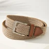 Two-Tone Stretch Webbed Belt