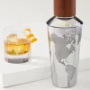 Viski® Globe 3-Piece Cocktail Shaker