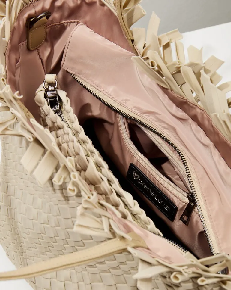 Vulcan Fringe Top Large Tote & Wristlet