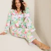 Woven Sateen Long Sleeve & Pants Pajama Set