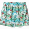 Woven Tropical Print Boxers